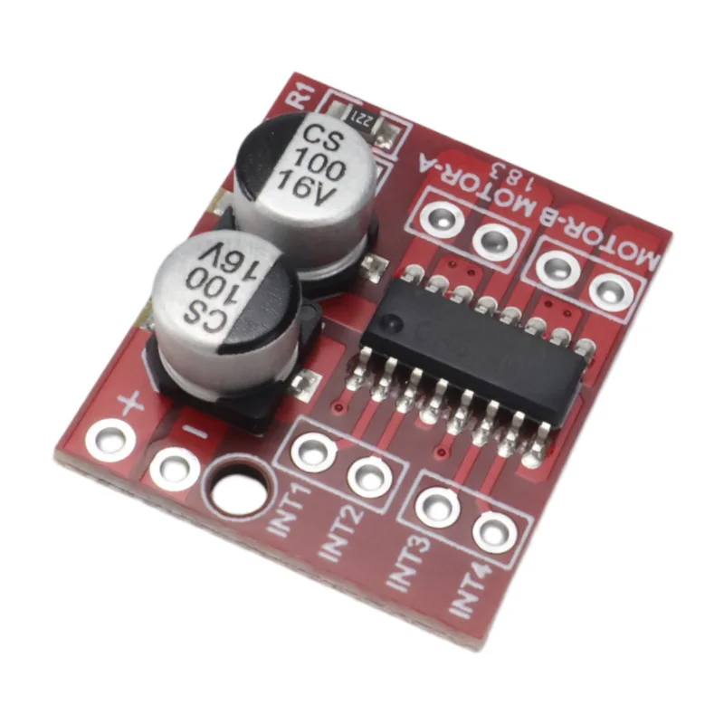 Mini L298N Motortreiber-Modul 1,5A Dual H-Brücke 2V-10V PWM – Bild 4