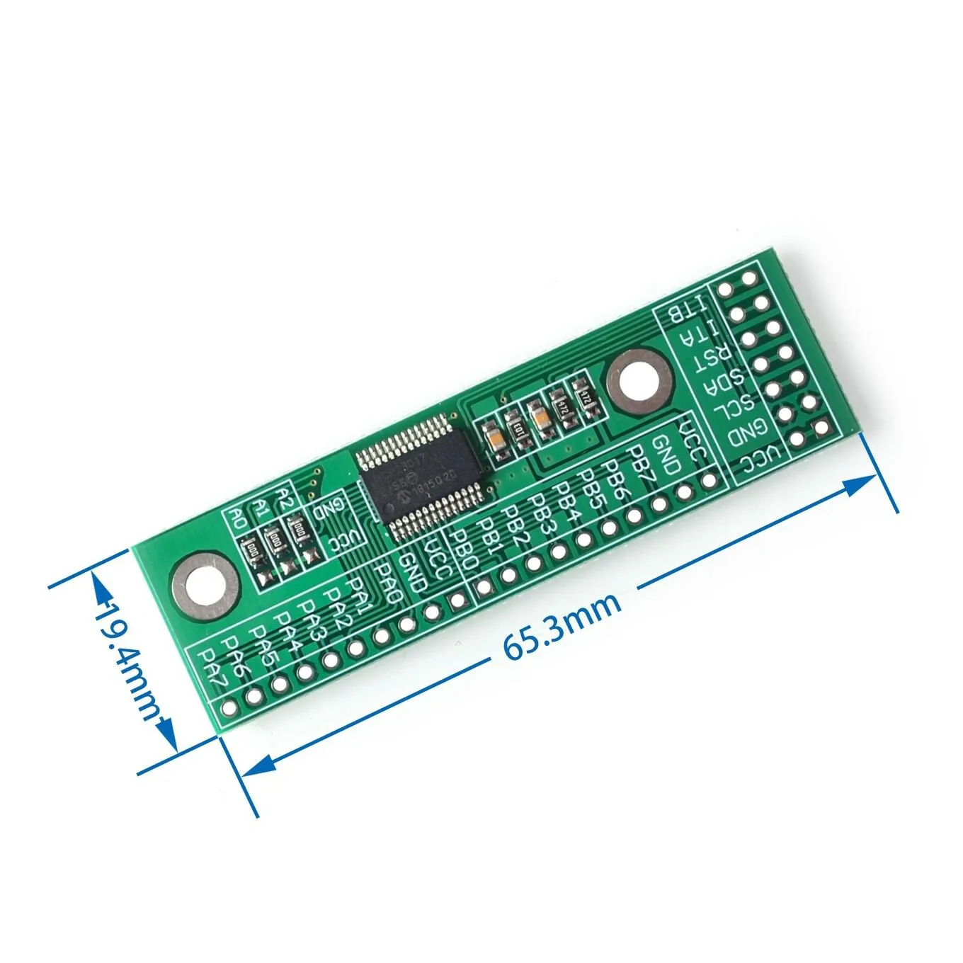 MCP23017 I2C-Schnittstelle 16bit I/O-Erweiterungsmodul Pin Board IIC – Bild 2