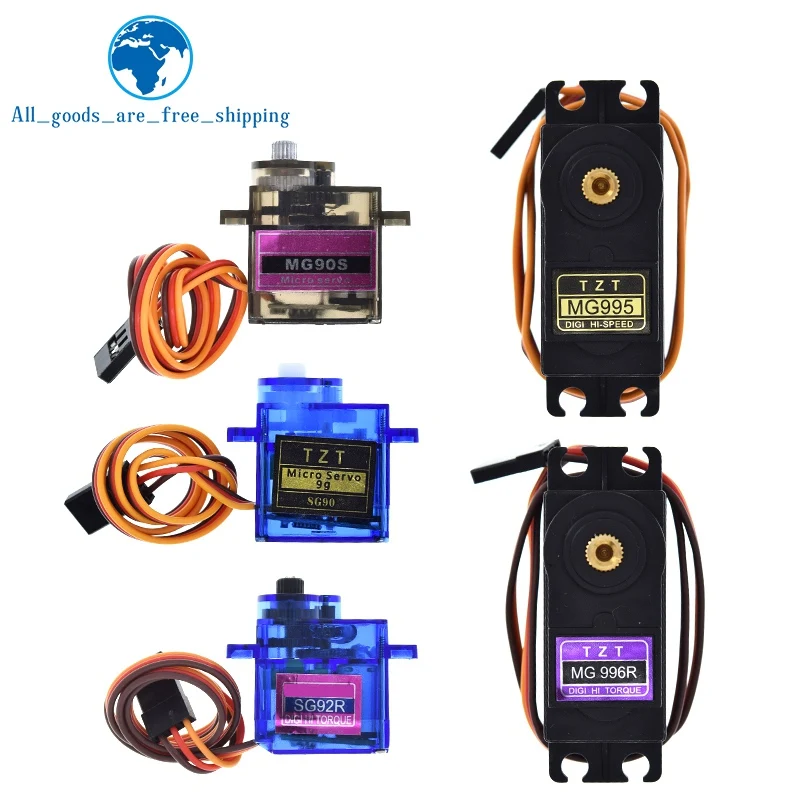 SG90 SG92R MG90S MG995 MG996 Servo Metallgetriebe-Modul für Arduino – Bild 3