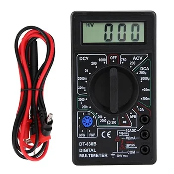 Digital-Multimeter Multifunktions Tester DT830B Elektrische Voltmeter Amperemeter Tragbare Volt Auto Batterie