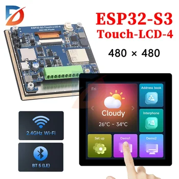 ESP32 S3 4-Zoll LCD Entwicklungsboard Kapazitives Touch-Display 480x480 ESP32-S3-Touch-LCD-4 Unterstützt WLAN