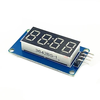 TM1637 LED-Anzeigemodul für Arduino 7-Segment 4 Bits 0,36 Zoll Uhr Rood Anode Digital Tube Vier Series Driver
