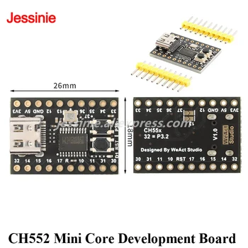 Ch552 mini core development board 51 minimales system learning board modul typ-c wch mcs51 e8051 24mhz ch552t