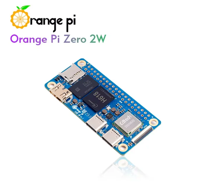 Orange Pi Zero 2 W 1/2/4GB RAM DDR4 Mini-PC Allwinner H618 Orange Pi Zero 2W WLAN Bluetooth SBC
