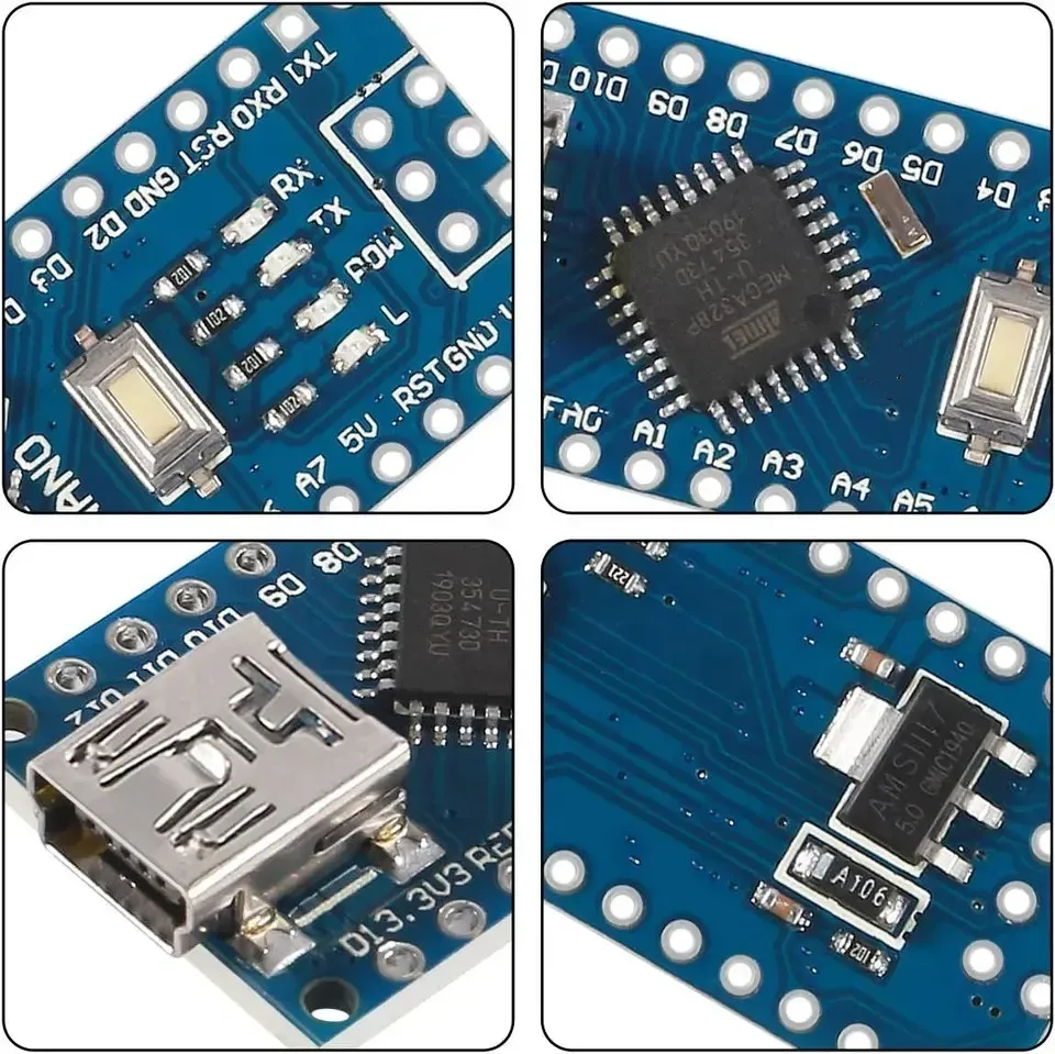 Arduino Nano V3.0 ATmega328P 5V CH340 MINI – Bild 6