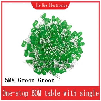 3mm 5mm LED-Dioden Sortiment Weiß Grün Rot Blau Gelb Orange F3 F5 LEDs Leuchtdioden Elektronik-Set