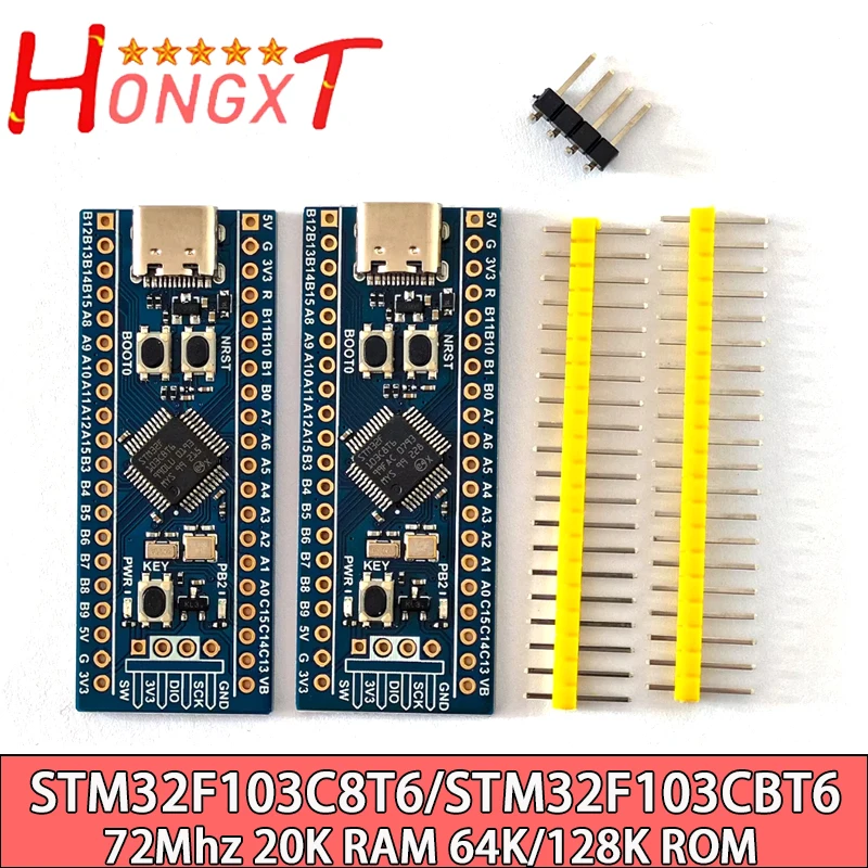 STM32F103C8T6 STM32F103CBT6 STM32F103 STM32F1 Bluepill Plus ARM STM32 Minimales System Entwicklungsboard Modul