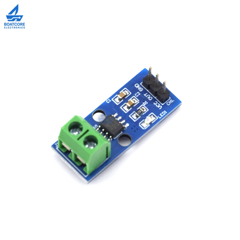 ACS712 5A 20A 30A Hall-Effekt-Stromsensor-Modul AC DC Strommessplatine – Bild 3