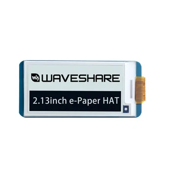 Waveshare 2,13 Zoll E-Paper Display HAT 250 x 122 Auflösung E-Ink-Bildschirm Elektronisches Papiermodul