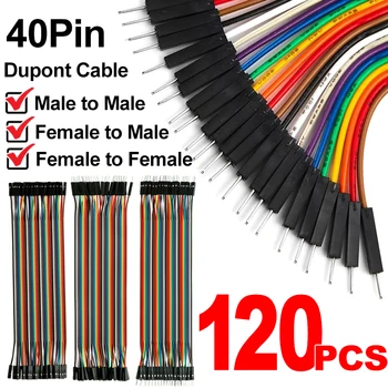 40-PIN 20CM 30CM Dupont-Verbindungskabel Stecker auf Stecker, Buchse auf Stecker, Buchse auf Buchse