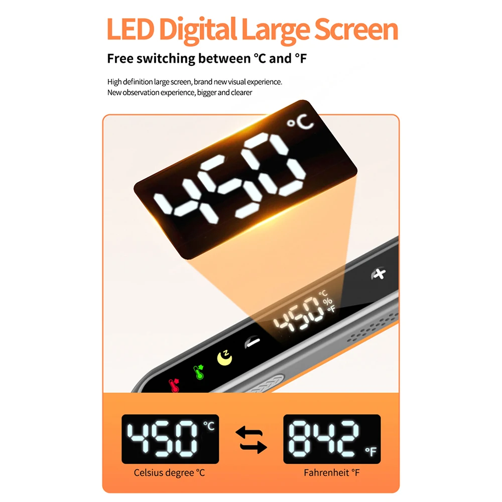 8-15W Typ-C Digitales Elektrisches Lötkolben-Set Intelligente – Bild 4