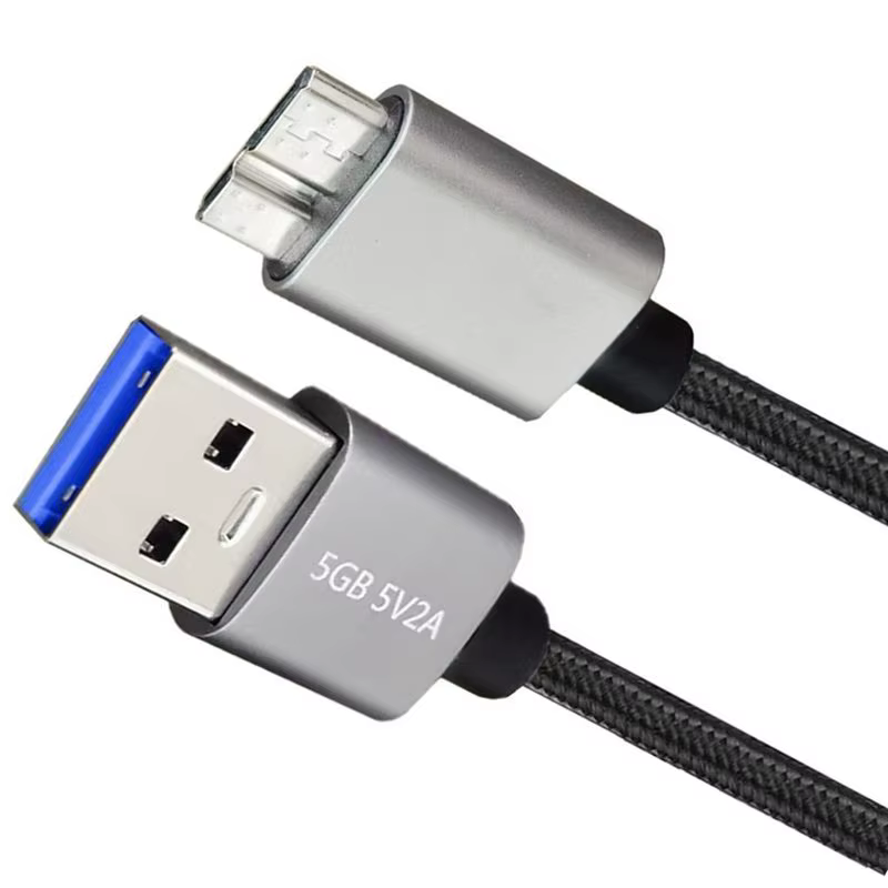 0,3m 1m 2m 3m 5m Micro USB 3.0 Datenkabel, USB 3.0 A Stecker auf Micro B Stecker Kamera Festplatten