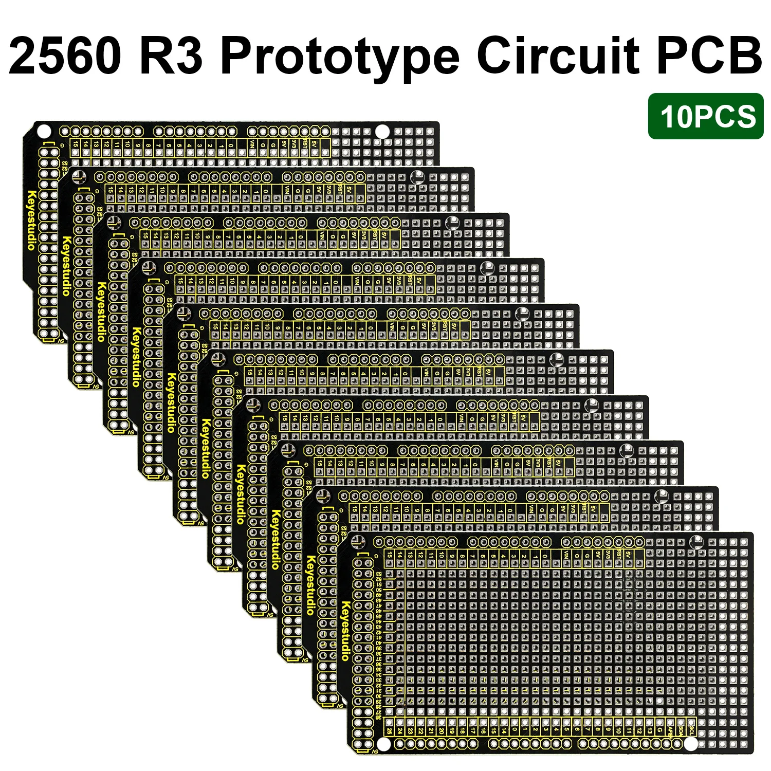 Keyestudio10pcs Prototyp PCB-Löt platte für Arduino Uno R3/Mega 2560 – Bild 2