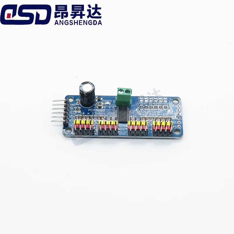 PCA9685 Roboter-Controller IIC-Schnittstelle 16-Kanal 12-Bit PWM – Bild 4