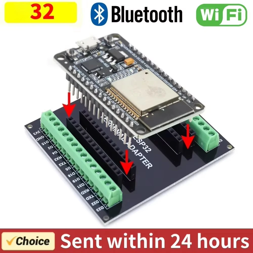 ESP32 Entwicklungsboard WiFi + Bluetooth Modul Ultra-Niedriger Stromverbrauch Dual-Core NodeMCU-32 32D 32U