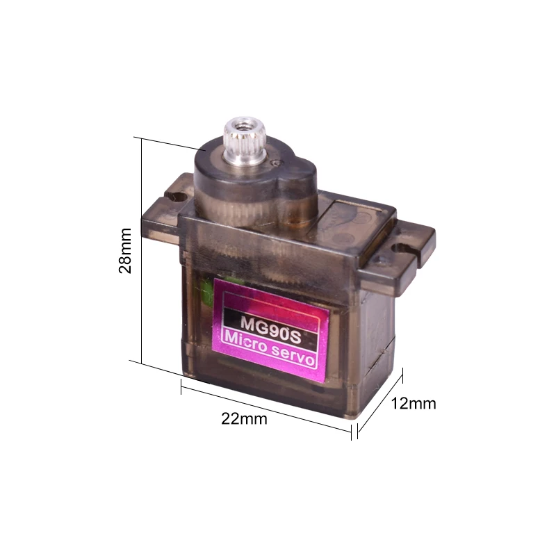 MG90S Servo 1/4/10 Stück Metallgetriebe Digital 9g Servo für RC – Bild 6