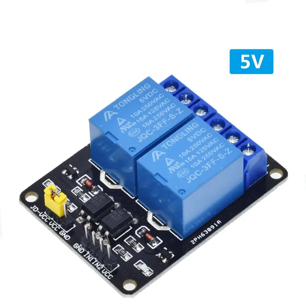 5V 12V 24V Relaismodul mit Optokoppler-Relaisausgang 1 2 4 6 – Bild 3