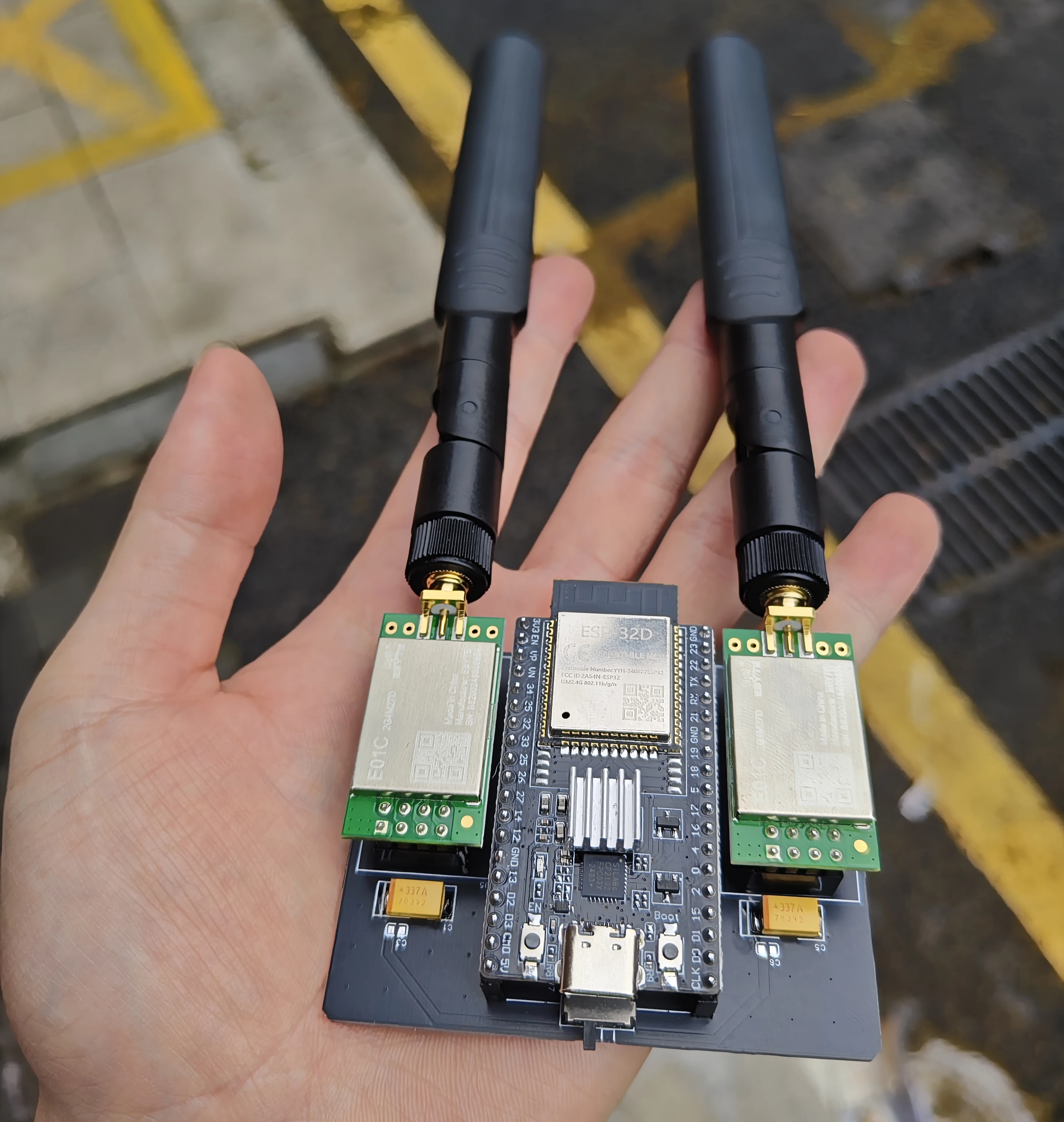 ESP32 + NRF24L01 PA LNA 2,4GHz Modul, Verbesserte – Bild 6