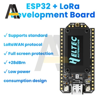 Heltec V4 0,96 Zoll OLED Solarbetriebenes LoRa 32 Dev-Board GPS ESP32 SX1262 WiFi BLE Low Power für Arduino