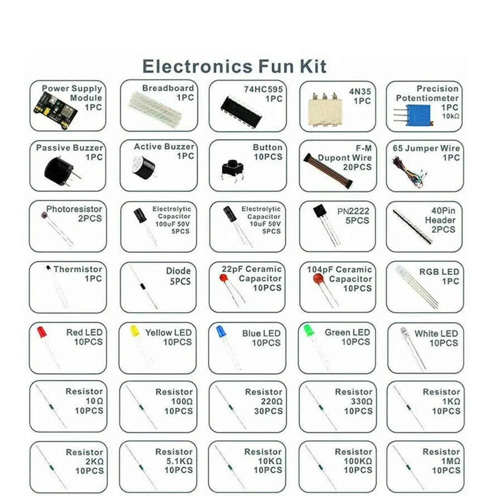 DIY-Projekt-Starter-Kit für Arduino UNO R3 Kit, elektronisches – Bild 3