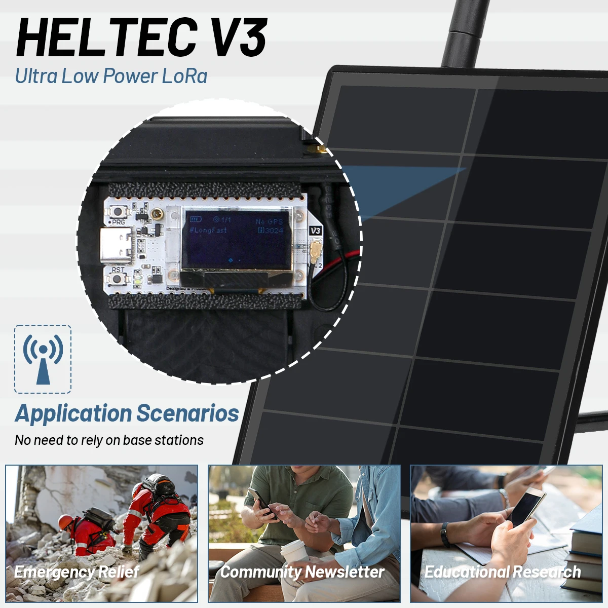 D5L Outdoor Solarbetriebener Lora-Knoten-Repeater mit Eingebauter – Bild 4
