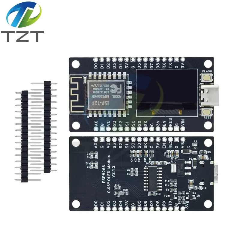 NodeMCU ESP8266 V3 Entwicklungsboard mit 0,96 Zoll OLED-Display CH340 – Bild 5