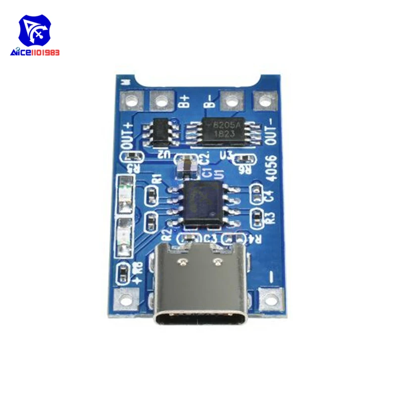 TP4056 Typ-C USB 5V 1A 18650 Lithium-Akku-Ladegerät TP4056 – Bild 4