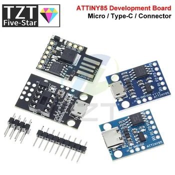 TINY85/ATTINY85 Digispark Kickstarter Micro Development Board ATTINY85 Modul für Arduino IIC I2C USB Blau