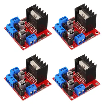 L298N Motorsteuerplatine L298 Modul für Arduino Dual H-Brücke DC Schrittmotor Smart Car Roboter