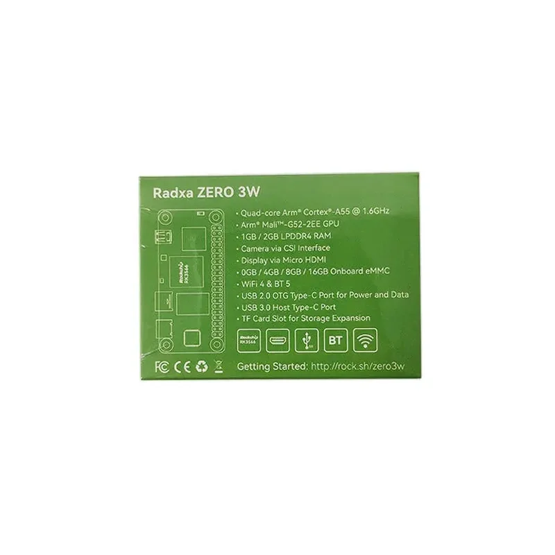 RADXA ZERO 3W 8GB 64GB EMMC Rockchip RK3566 – Bild 5