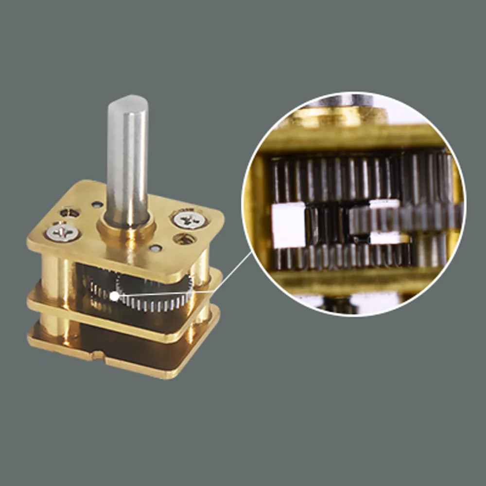DC 3/6/12V N20 Mini Micro Metallgetriebemotor mit Zahnrad – Bild 4