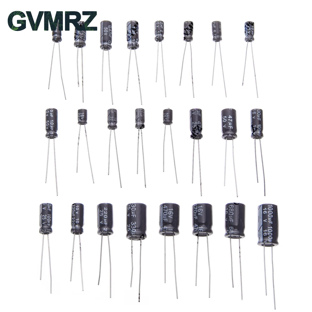 0,1 UF-1000 UF 24 Werte Aluminium-elektrolytkondensatoren (500 Stück) – Bild 6