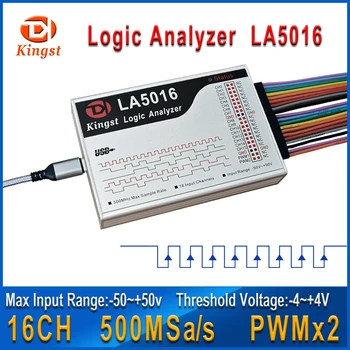 Kingst LA5016 USB Logic Analyzer 500M max probe rate,16 Kanäle, 10B proben, MCU,ARM,FPGA debugging-tool