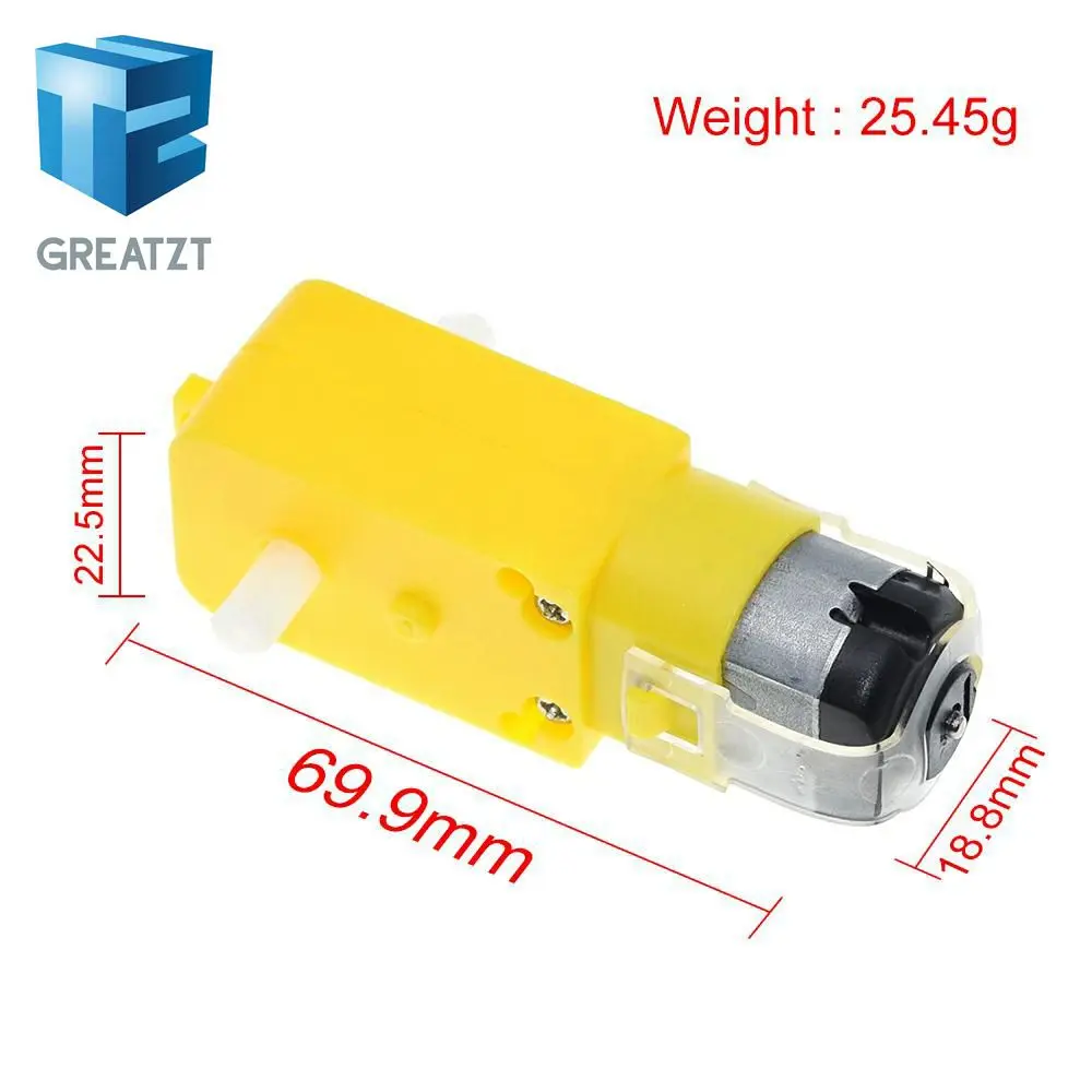 GREATZT DC-Motor mit Verzögerung und Stützrädern, A/Smart-Car-Chassis – Bild 6