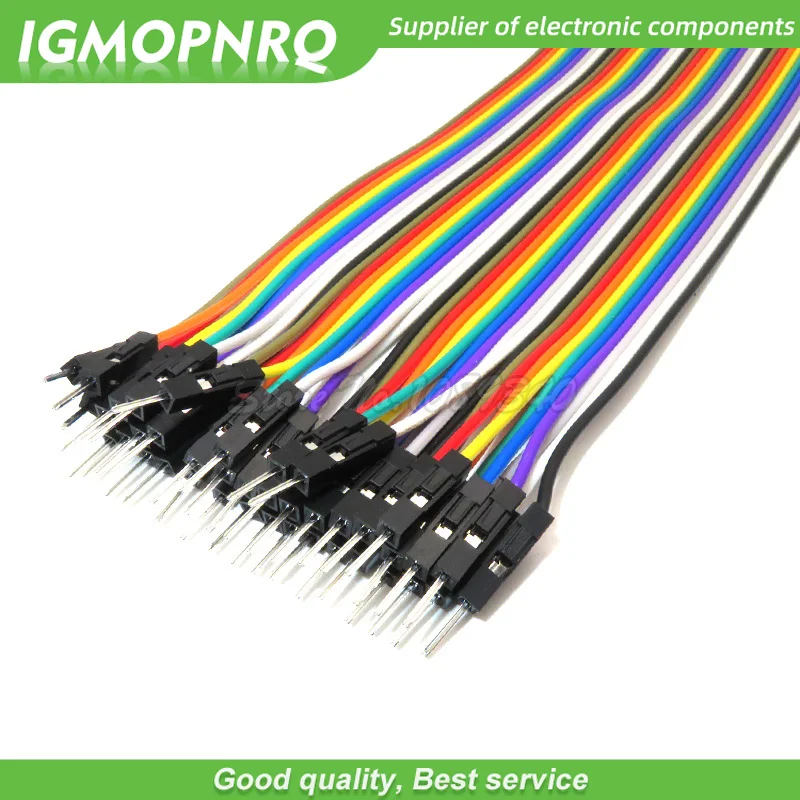 40PIN 20CM Dupont Line Stecker auf Stecker + Buchse und Buchse – Bild 2