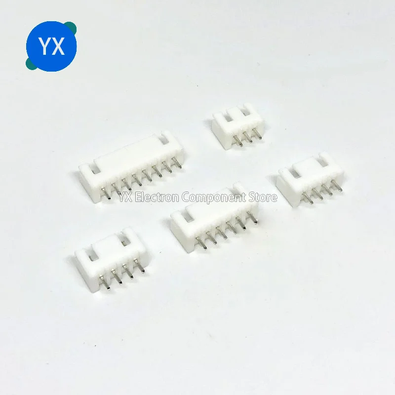 XH 2,54 Pin Header Stecker 2P 3P 4 P 5P 6P 7P 8P 9P 10P 11P 12Pin 2,54mm Pitch XH für PCB Jst (50 Stück)