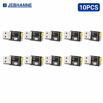 CH340G USB-zu-TTL-Seriell-Konvertermodul 3,3V 5V UART-Adapter für STC-Programmierung (10 Stück)