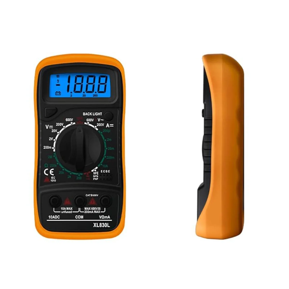 Digitales Multimeter, tragbares, hochpräzises Digitalanzeige-Multimeter mit Hintergrundbeleuchtung