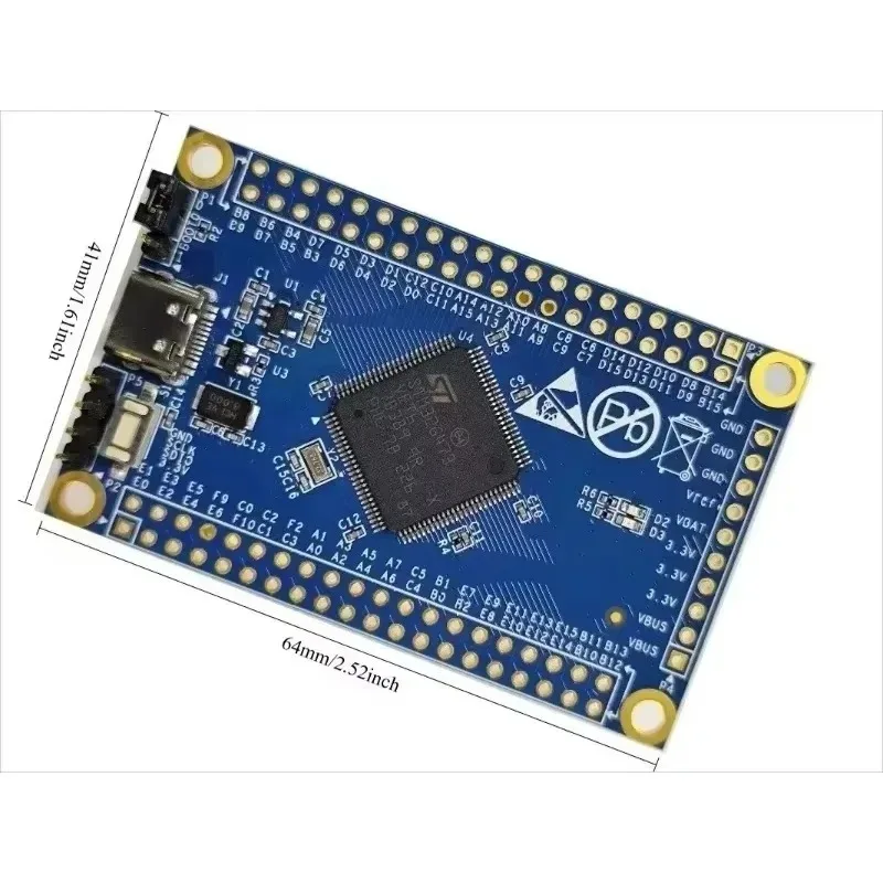 STM32G4 Mindestsystem-Kernplatine, STM32G473, STM32G473VET6 – Bild 3