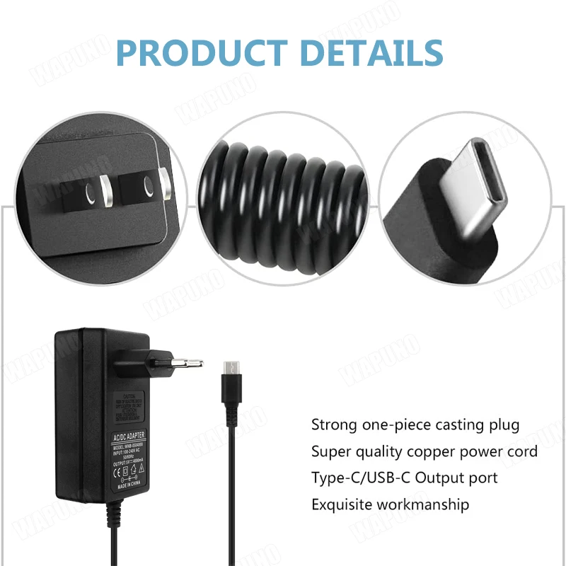 5V 4A USB Typ-C Netzteil 20W AC-Adapter für Raspberry Pi 4 Modell B – Bild 5