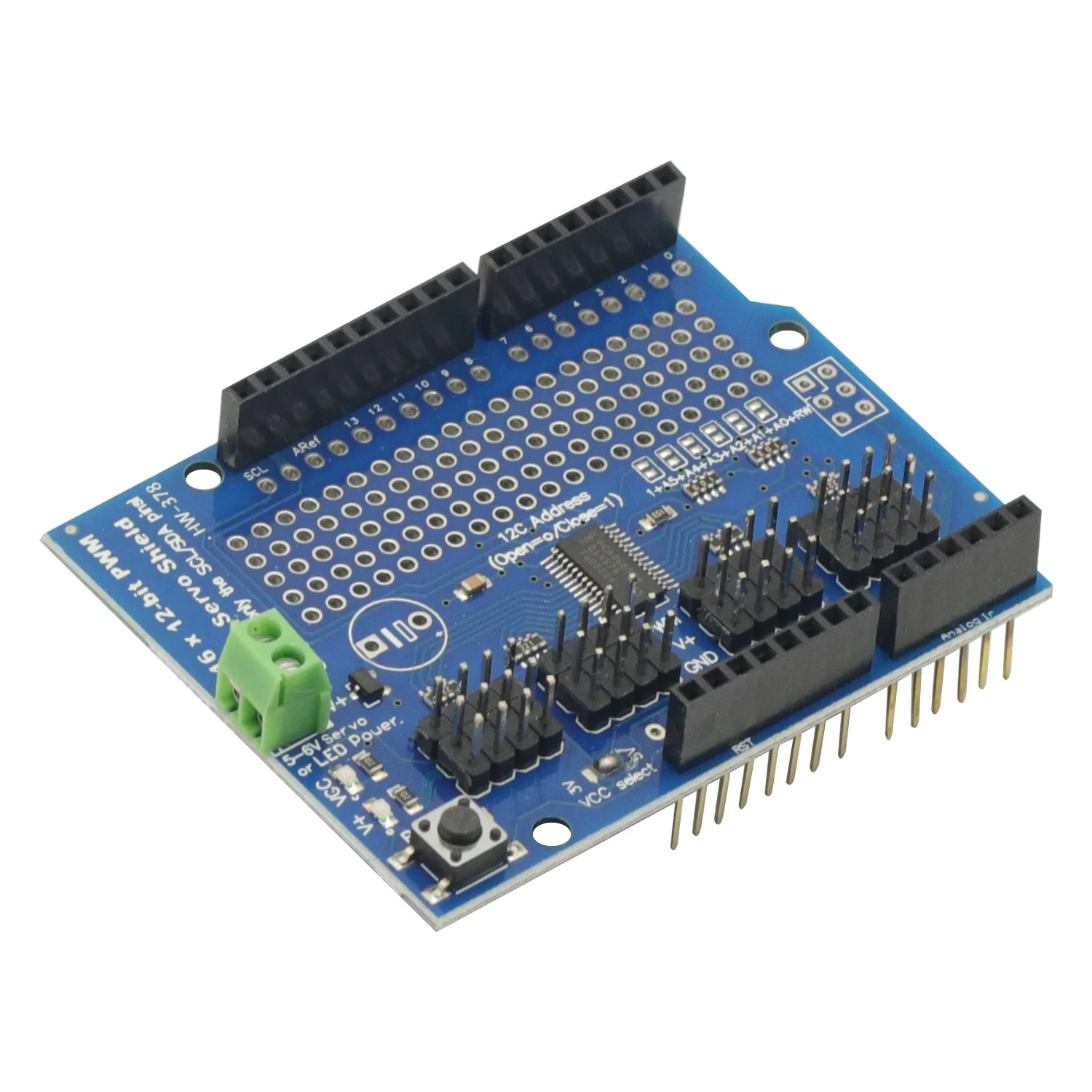 PCA9685 16-Kanal 12-bit PWM PCA9685 Servo Treiber Shield Board -I2C – Bild 2