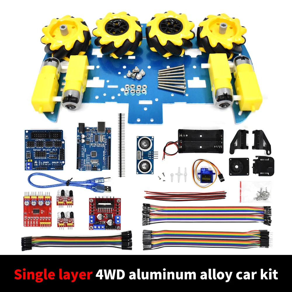 McNamum Rad Aluminium Auto Chassis DIY Ultraschall intelligente – Bild 6