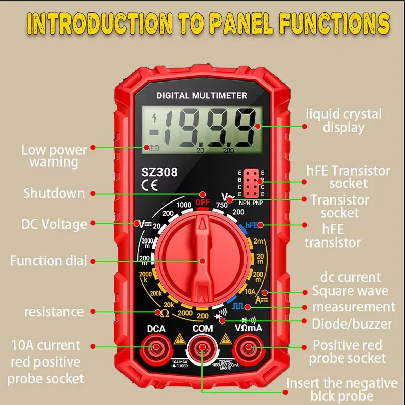 Elektronisches Multimeter Digitales – Bild 2