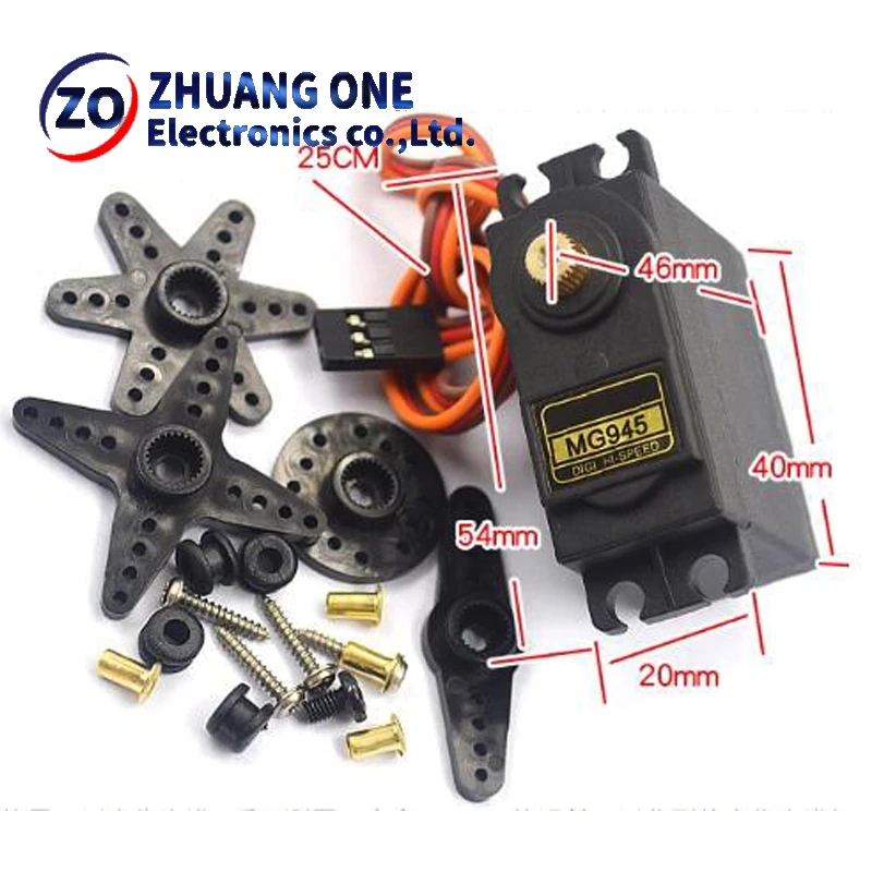 SG90 MG90S MG945 MG946 MG995 MG996 Servo Metall Getriebe für Modell – Bild 3