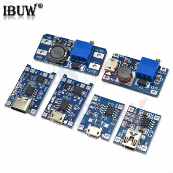 5V 1A 18650 TP4056 Lithium-Batterie Ladegerät Modul Lade Board Mit Schutz Dual Funktionen 1A Typ-c/micro/Mini