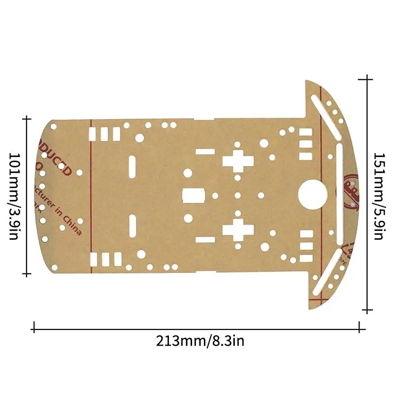 2WD Kostengünstige Version Smart-Roboter-Auto-Chassis-Kit DIY – Bild 3