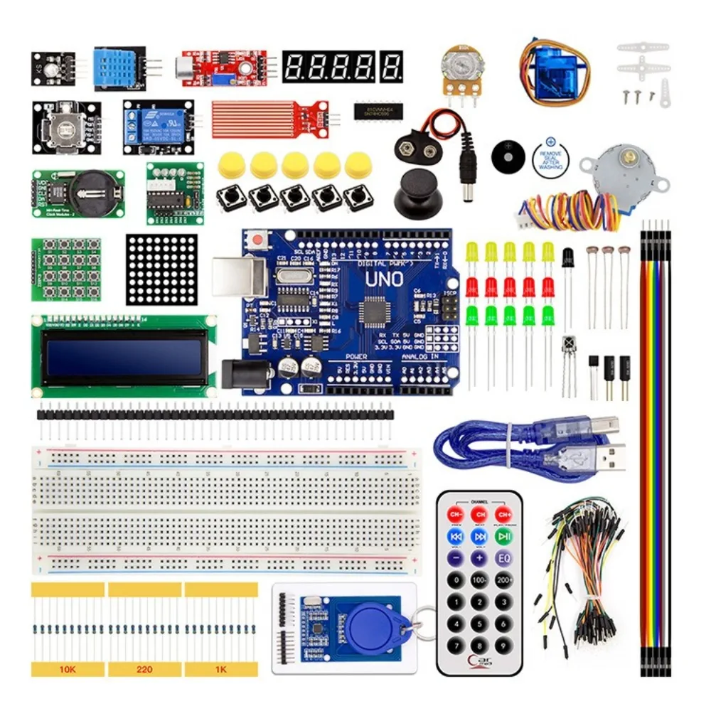 Arduino Starter Kit UNO R3 mit Stepper Driver RFID Reader RC522 – Bild 4