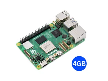 Raspberry Pi 5, Optionen für 4GB/8GB RAM, BCM2712 Prozessor, 2,4GHz Quad-Core 64-Bit Arm Cortex-A76 CPU