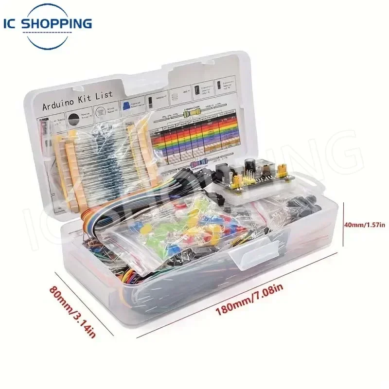 DIY-Elektronik-Starterkit - für Arduino UNO R3, inklusive (830 Stück) – Bild 3