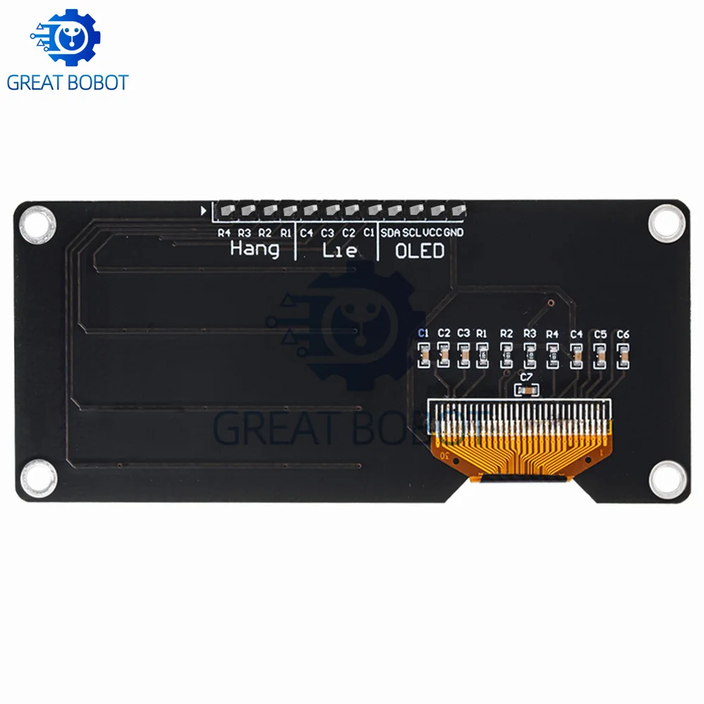 0,96 /1,3 Zoll OLED-Display SSD1106 SSD1315 mit 4x4-Tastatur – Bild 5